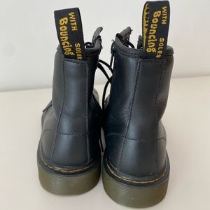 Dr. Martens Junior Softy Leather Lace Up Boots